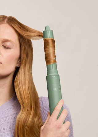 Іонський фен для волосся з технологією Frizz-Free, 2 температурні режими, функція охолодження, 2 швидкості, технологія негативних іонів, 1800W (ION STYLER PRO ADVANCE, салатовий)
