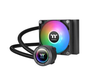 Система водяного охолодження Thermaltake TH280 V2 Sync AIO з дзеркалом Infinity, 2x 140mm вентилятори PWM, високий тиск 3.02 mmH₂O, підтримка синхронізації з материнською платою Intel/AMD (Чорний, 120mm, ARGB)