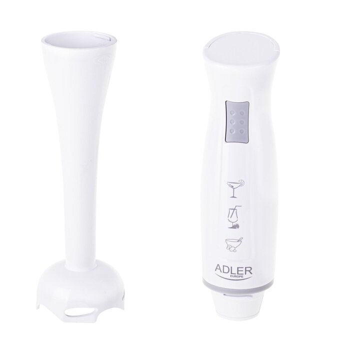 Ручний блендер ADLER AD4622, 300 Вт, білий