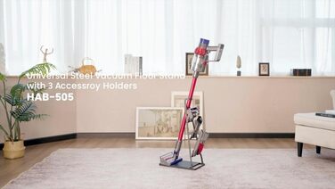 Універсальна підставка для пилососів Dyson, Shark, LG, Samsung, Hoover, Eureka, Rainbow (6 гачків)