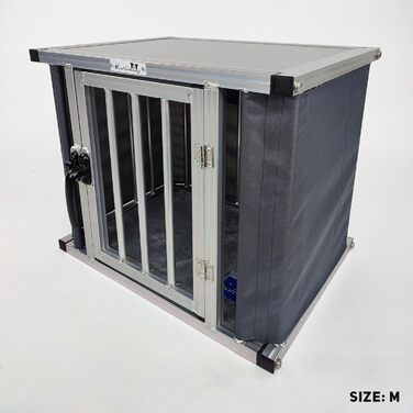 Callieway® ALU DOGBOX - алюмінієва переноска для собак (XL/S)