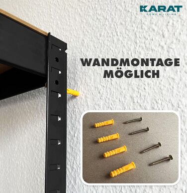KARAT Heavy-Duty Shelving Unit, 2-Pack