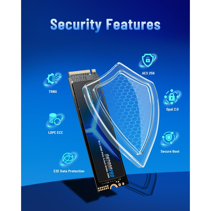 SSD NVMe 1TB PCIe Gen4x4/Gen5.0 2280 - до 14000 МБ/с (Чіткий NAND)