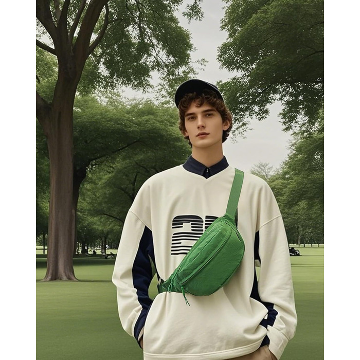 Поясна сумка чоловіча/жіноча водонепроникна для подорожей, фестивалів, спорту та міста (жовта)