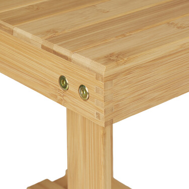 Relaxdays Stable Bamboo Footrest