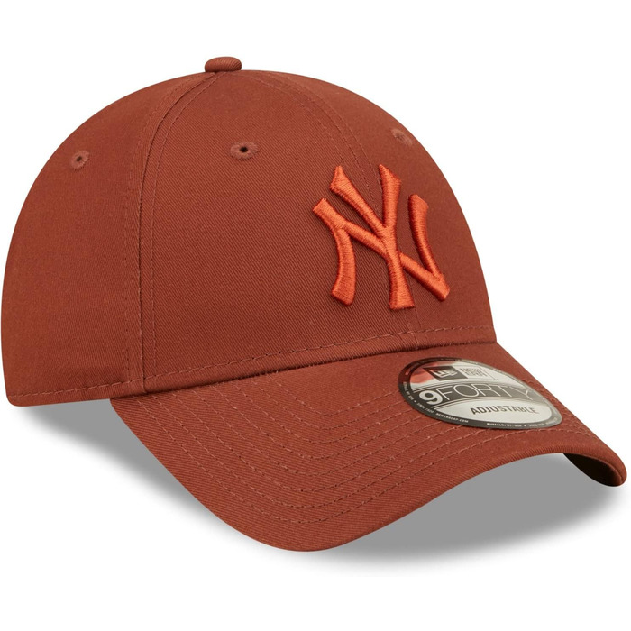 Кепка New Era 9Forty Essential Yankees з металевою застібкою, бейсболка з вигнутим козирком, MLB, Нью-Йорк Янкиз, чоловіча, універсальний розмір, колір: Rust