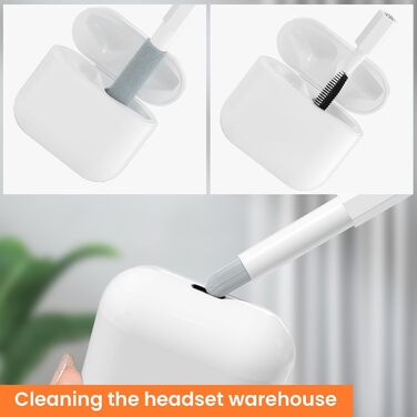 Набір для чищення гаджетів 20 в 1: клавіатура, навушники, камера, монітор, телефон. З щіткою та стилусом.