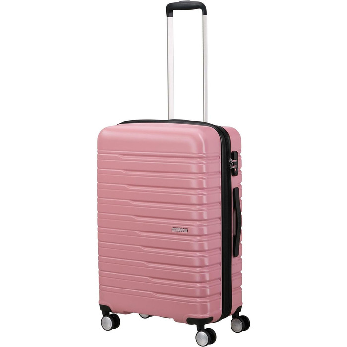 Чемодан American Tourister Flashline, 67 см, 69/75 л, чорний (Shadow Black) / ротаційний (Spinner M)