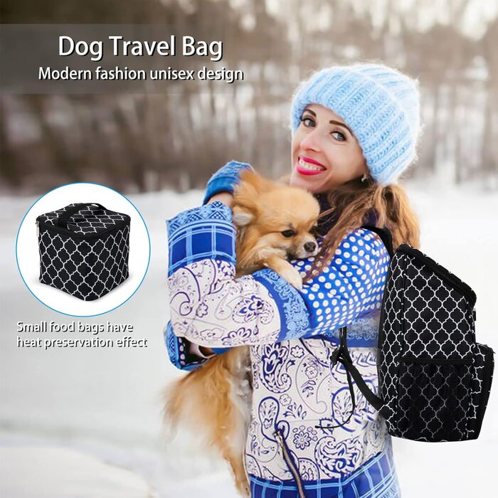 BAGLHER Рюкзак для собак, переноска для подорожей, чорний - Classic