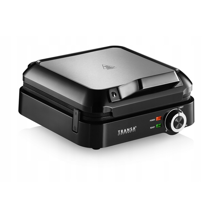 Вафельниця Transa Electronics TE-34, 2200 Вт, чорна
