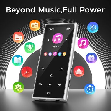 MP3 плеєр AGXOV з Bluetooth, WiFi, Android 4.02