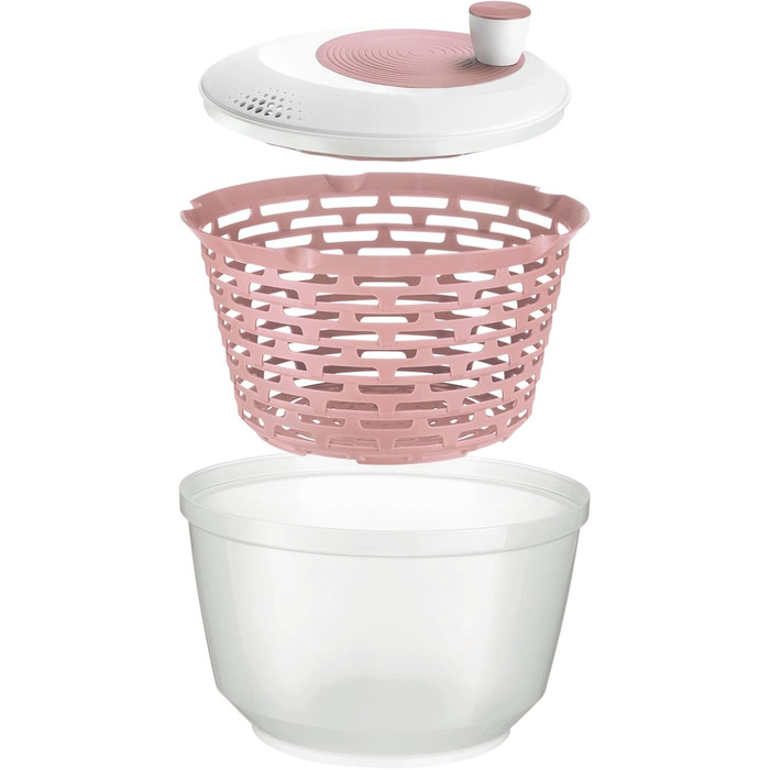 Салатниця Westmark об'ємом 4.4 л, пластик, BPA-free, прозора/біла/зелена, 2430224A