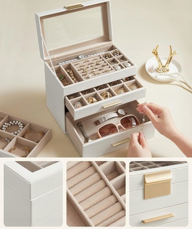 Ексклюзивна шкатулка для прикрас — місткий та елегантний куфер