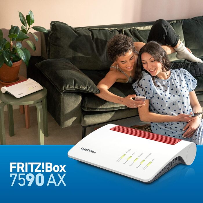 Роутер FRITZ!Box 7590 AX Exclusive Edition Wi-Fi 6 (DSL, Mesh, DECT)