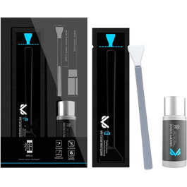 Набір для чищення сенсора камери VSGO 12 шт. з розчином 10 мл, сухими стікерами для CCD/CMOS, для Nikon, Sony (16 мм з очисником)