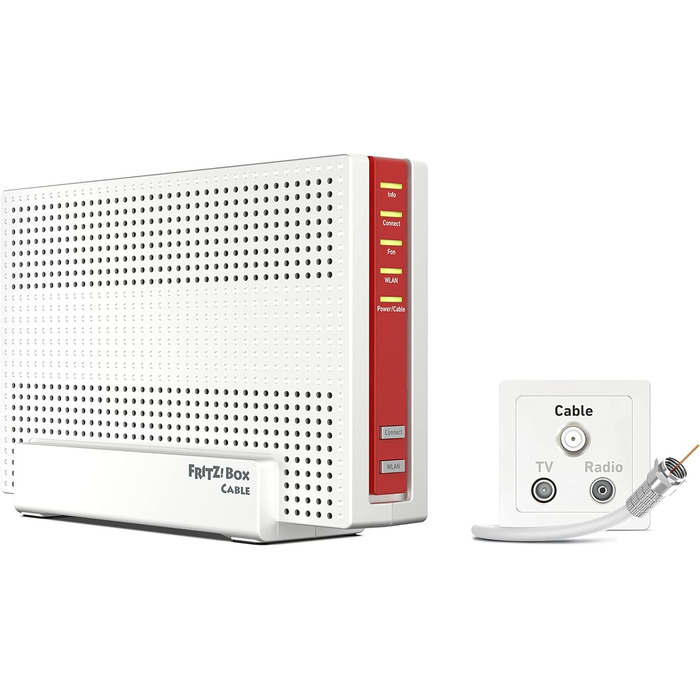 Роутер FRITZ!Box 6690 Cable: Wi-Fi 6, DOCSIS 3.1, USB 3.0, DECT