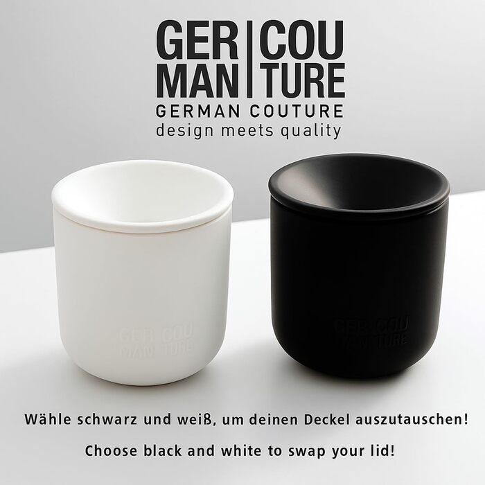 Попільничка для IQOS ILUMA PRIME, TEREA, Heets, Glo Hyper Pro Air, Ploom X evo – German Couture Keramik, чорна