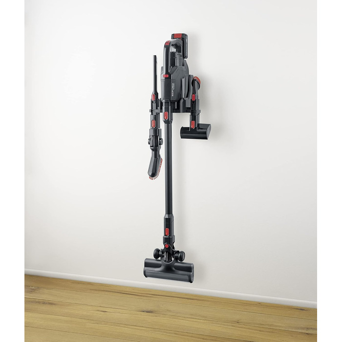 SEVERIN SEPURO акумуляторний ручний та стійковий пилосос з інноваційною технологією пилозбірників та акумулятором Einhell Power, бездротовий пилосос з мішком для алергіків, акумуляторний пилосос, HV 7185 (PRO пилозбірник)