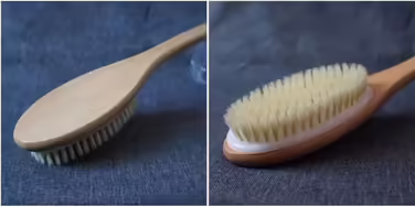 Lady Badebürsten with long handle, boar bristles, men's and women's bath body brushes, bath scrubbers, back brush, bath brushes for showering and bathing