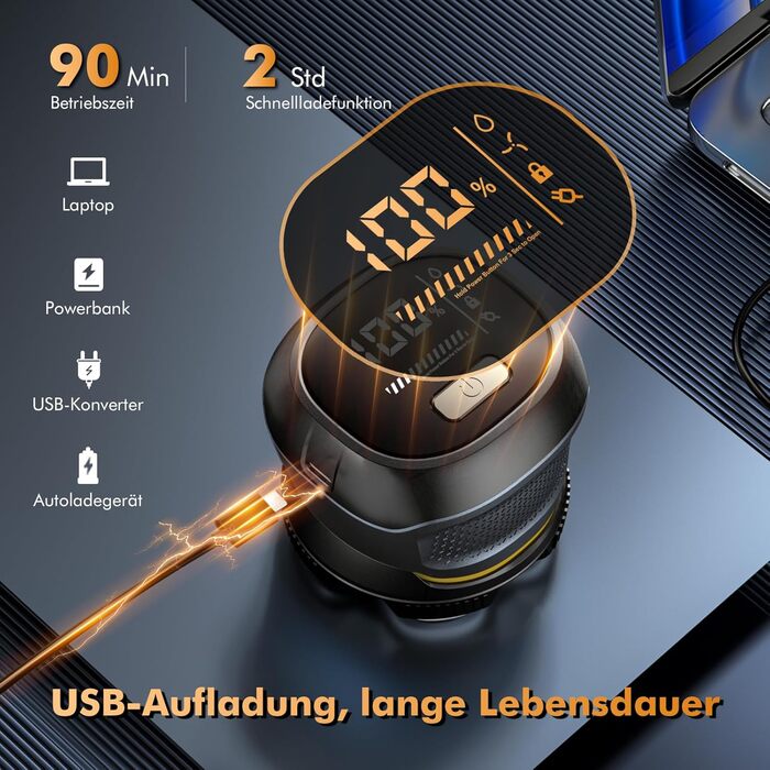 Електрична бритва для гоління голови Glatzen Herren: бездротова, для сухого та вологого гоління, з гнучкою голівкою та магнітною насадкою (6D)