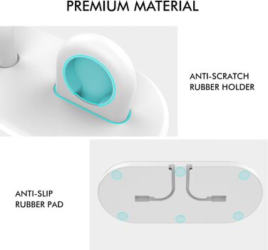 Док-станція AHASTYLE для 2 Apple Watch: Silikon, сумісна з Ultra 3, Ultra 2, Ultra, SE3, SE2, SE, Series 11, 10, 9, 8, 7, 6, 5, 4, 3, 2, 1 (49/46/45/44/42/41/40/38mm)