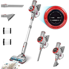 Duronic VC24: Бездротовий акумуляторний пилосос 220W з HEPA-фільтром, 3 швидкості, 50 хв роботи, без мішка