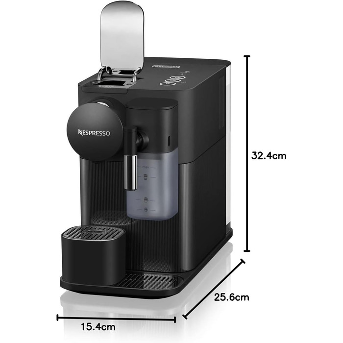 Кавомашина капсульна Nespresso De'Longhi EN510.B Lattissima One Shadow Black, чорна