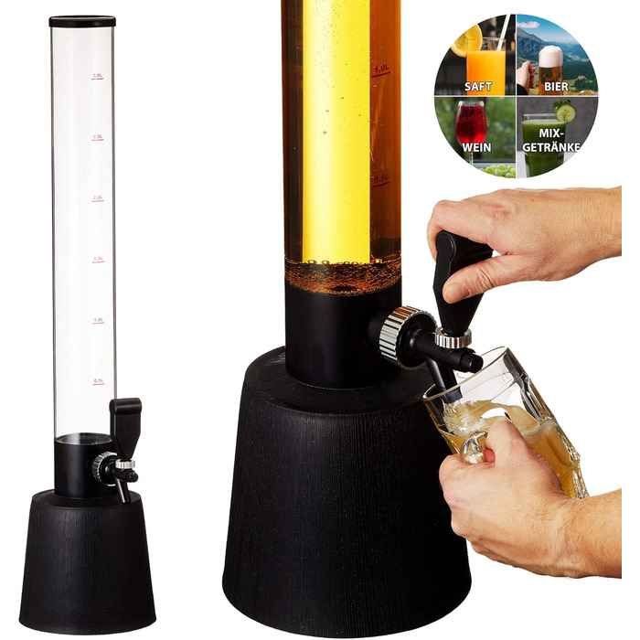 Стійка для пива з краником | Об'єм 3 літри | Стійка для пива на вечірку