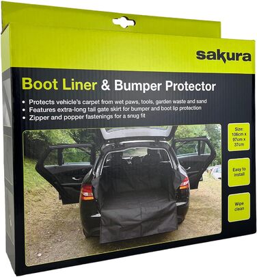 Захистне покриття для багажника Sakura SS4612 - універсальне, міцне, легко миється, стійке до розривів. Захист від бруду, води, шерсті тварин, інструментів та покупок.