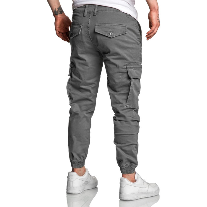 Чоловічі штани карго чинос джинси Herren R7020 темно-сірі, розмір 34W