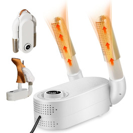 Електричний сушильник для взуття з таймером, антибактеріальний, для взуття, черевиків, футболок, лиж, шкарпеток, шапок, рукавичок