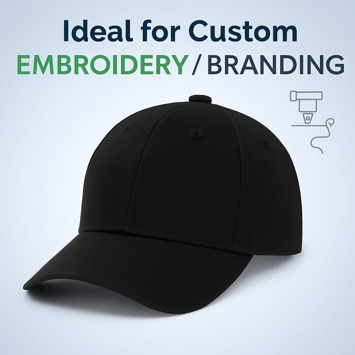 Кепка бейсболка 4sold, чорна, унісекс, бавовна, регульована, легка та дихаюча