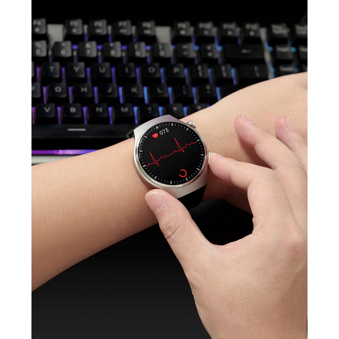 Смарт-годинник Bartomtime Kardiowatch MTech2 з AMOLED-дисплеєм, багатоколірний