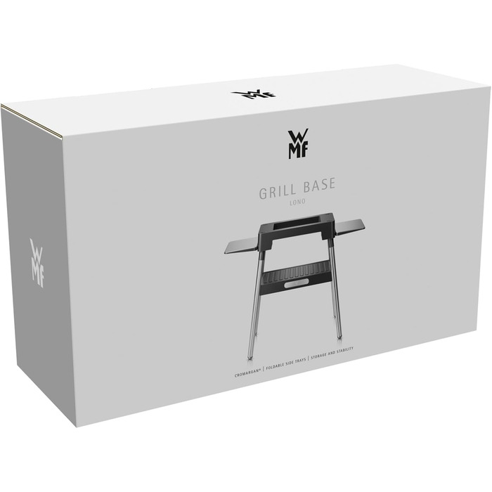 Електрогриль WMF Lono Master-Grill, 50x28 см, з регульованими зонами нагріву, нержавіюча сталь, для барбекю на вулиці
