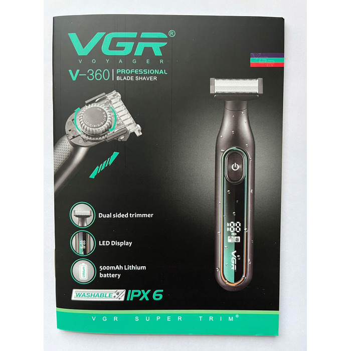 Чоловіча голильниця VGR V360
