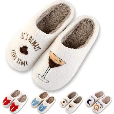 Тапочки домішки жіночі чоловічі м'які плюшеві ретро, теплі, зручні, з антиковзким покриттям, сліпони, білий ведмедик, 40/41 EU