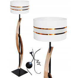 Підлогова лампа Adex E27 60 Вт (білий, чорний, сірий, жовтий)