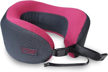 Travel Blue Dreamer Neck Pillow - Memory Foam Travel Pillow for Airplane, Car & Train - Breathable Mesh, Removable Cover, Comfortable Support