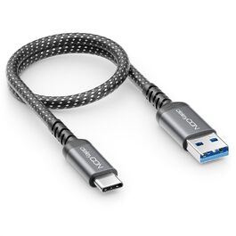 Кабель USB-A на USB-C deleyCON 1.5м, USB 3.0 (5Gbps), для смартфонів, планшетів, ноутбуків, камер, HDD, SSD