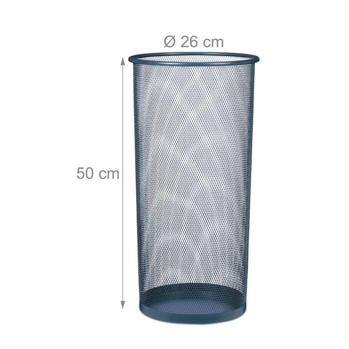 Relaxdays Umbrella Stand Metal Mesh