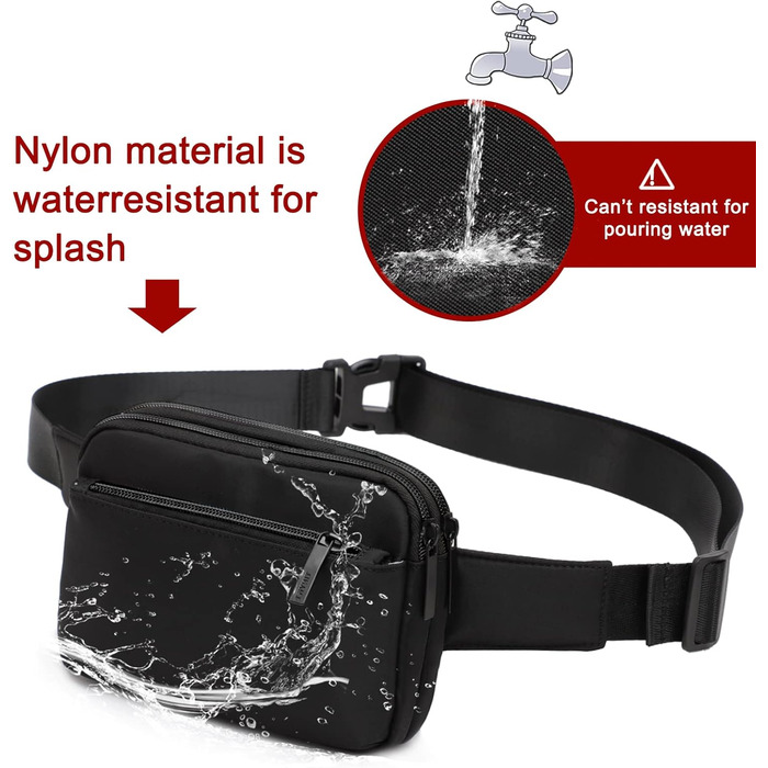 Поясна сумка TYNAT T201 сірого кольору, ультралегка, для туризму та спорту (чоловіча/жіноча)