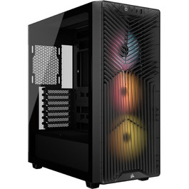 Корпус для ПК Corsair 3200D RS ARGB Mid-Tower ATX, димчасто-сірий
