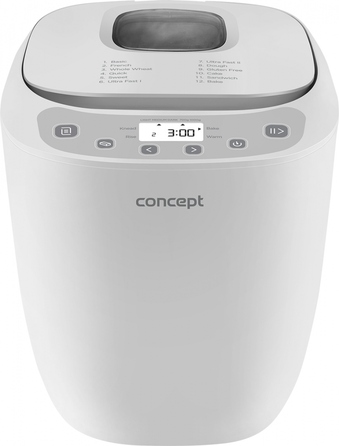 Хлібопічка Concept PC5520, біла, 550 Вт