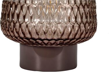 LED мобільна настільна лампа Pauleen 48309 з таймером, сірий колір, ефект мерехтіння, працює від батарейок