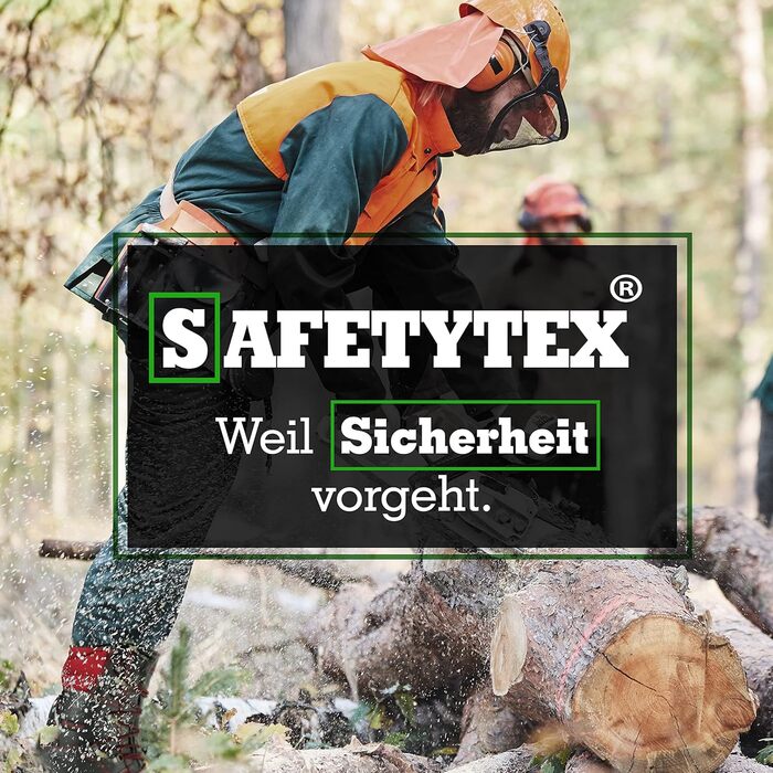 Черевики для лісоруба з захистом від ланцюгової пили, шкіряні, розмір 42 (43 EU), чорні