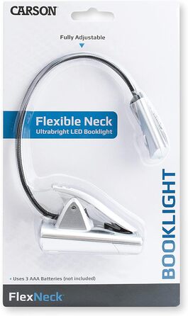 LED лампа на прищіпці Carson FlexNeck з гнучним шийкою (FL-55)
