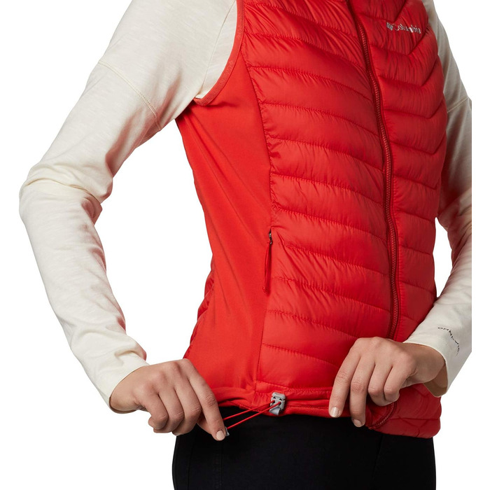 Степлева жилетка Columbia Powder Pass для жінок (XS, Bold Orange)