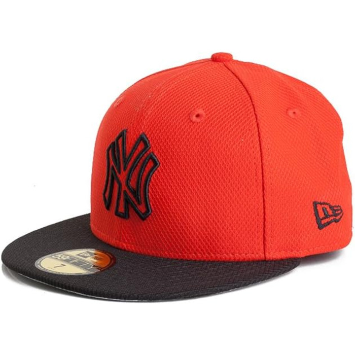 Кепка New Era MLB Basic Atlanta Braves 59Fifty Fitted (59, Червоний - Червоний/Чорний)
