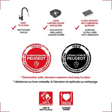 Форма для тарту Peugeot Appolia, кераміка, сланцево-сіра, 30 см