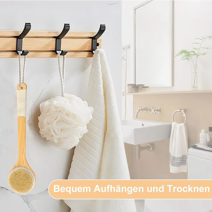 Набір з 2 шт. щітки для спини Brslainn, суха щітка для тіла, душова щітка для пілінгу та видалення омертвілої шкіри